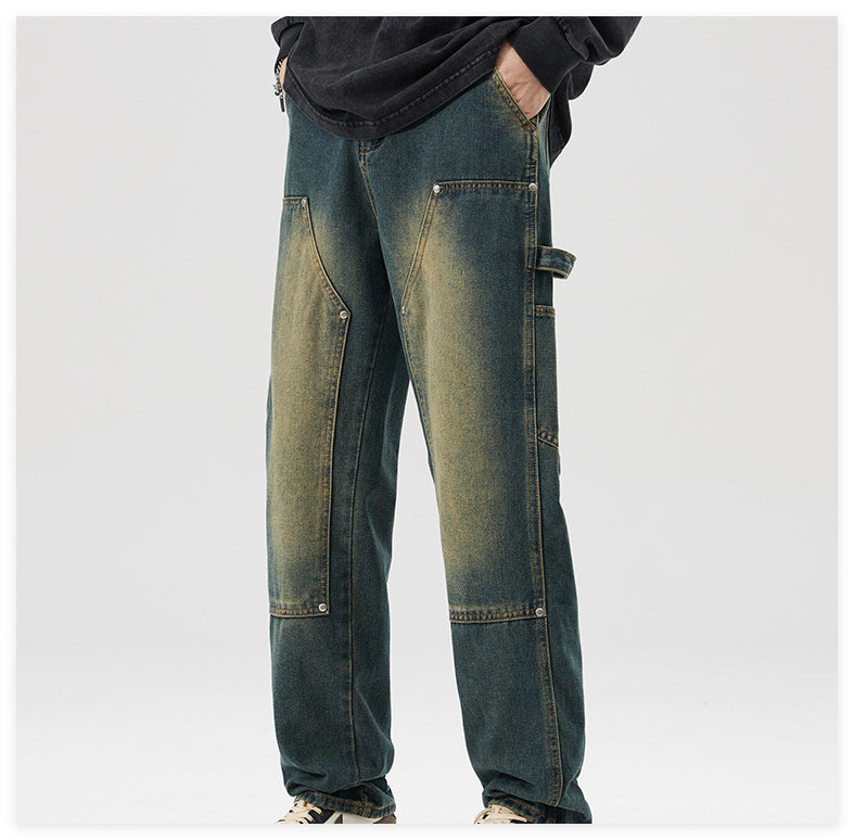 Vintage Cargo Jeans Men