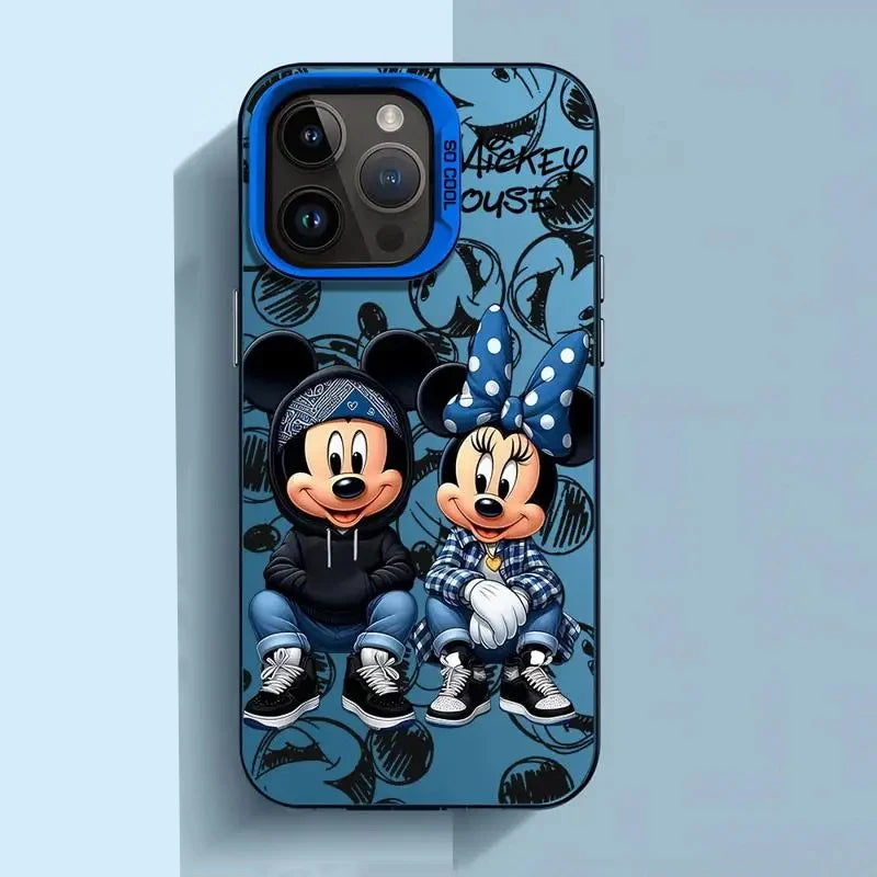 Disney Mickey Minnie Mouse Full Screen Phone Case for iPhone 16 15 14 13 12 11 ProMax