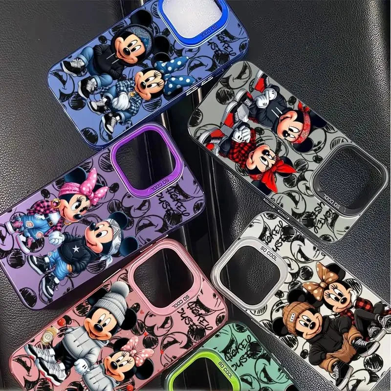 Disney Mickey Minnie Mouse Full Screen Phone Case for iPhone 16 15 14 13 12 11 ProMax