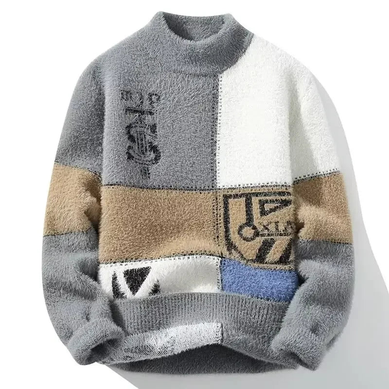 Men's Plush Sweater Pullover