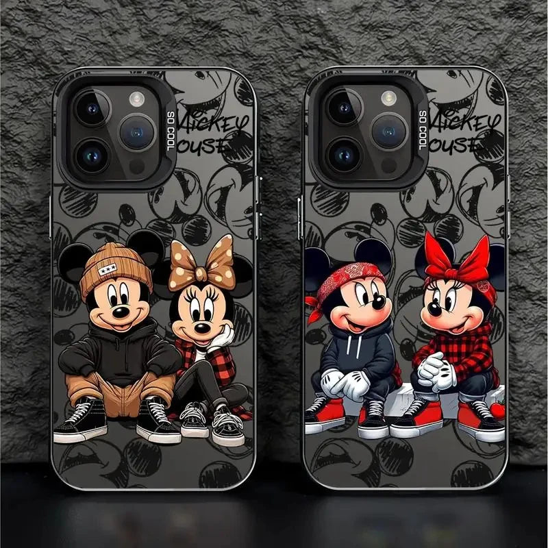 Disney Mickey Minnie Mouse Full Screen Phone Case for iPhone 16 15 14 13 12 11 ProMax