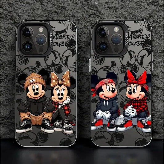 Disney Mickey Minnie Mouse Full Screen Phone Case for iPhone 16 15 14 13 12 11 ProMax