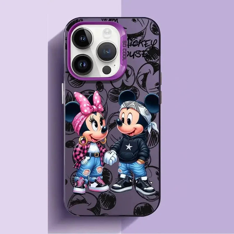 Disney Mickey Minnie Mouse Full Screen Phone Case for iPhone 16 15 14 13 12 11 ProMax