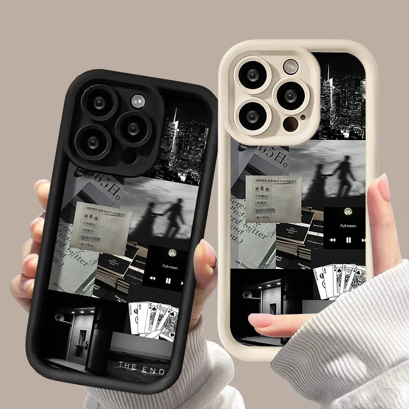 Daily Life Phone Case For iPhone 15 Pro Case iPhone 11 13 12 14 Shockproof Bumper Silicone Cover