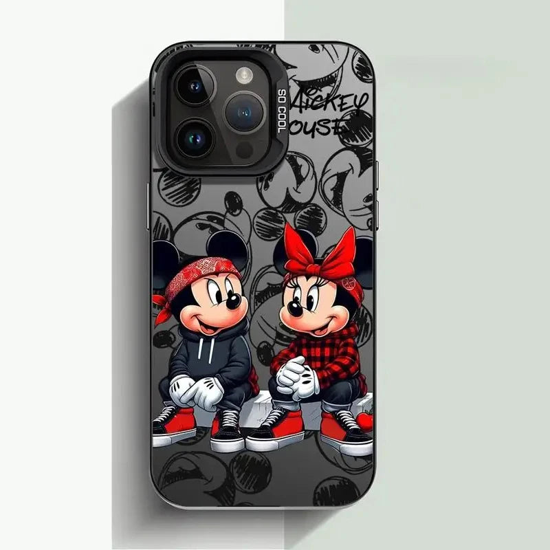 Disney Mickey Minnie Mouse Full Screen Phone Case for iPhone 16 15 14 13 12 11 ProMax