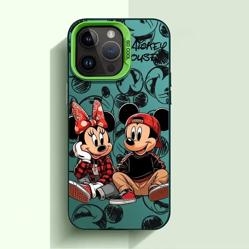 Disney Mickey Minnie Mouse Full Screen Phone Case for iPhone 16 15 14 13 12 11 ProMax