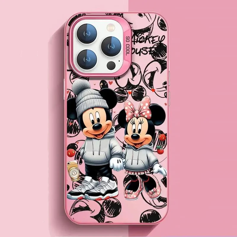 Disney Mickey Minnie Mouse Full Screen Phone Case for iPhone 16 15 14 13 12 11 ProMax