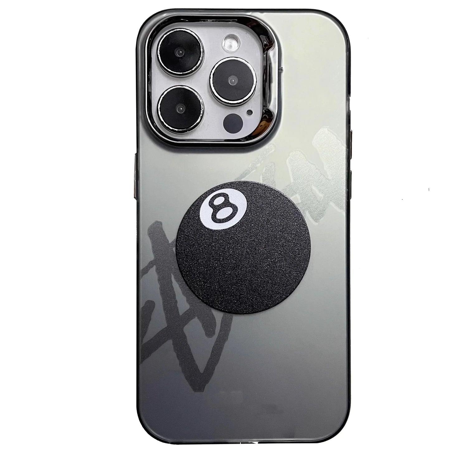 Fashion Brand billiards number 8 Phone Case For iPhone 16 15 14 13 12 11 Matte Shockproof Back