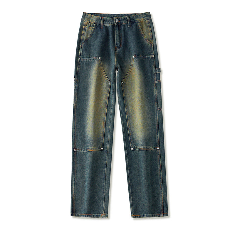 Vintage Cargo Jeans Men