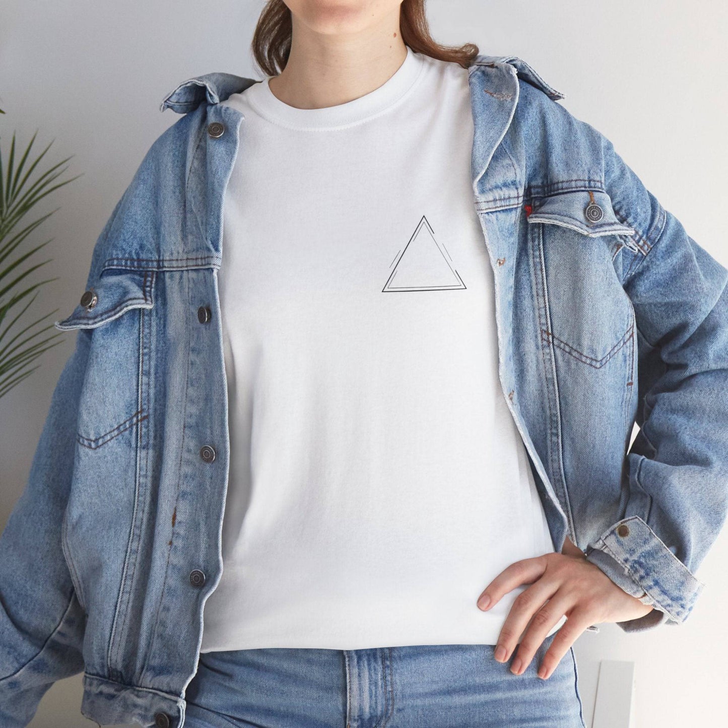 Unisex Heavy Cotton Tee triangle