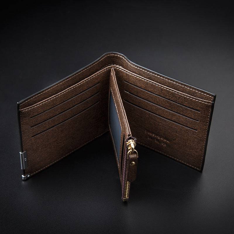 Men's Wallet Short Business Embossed