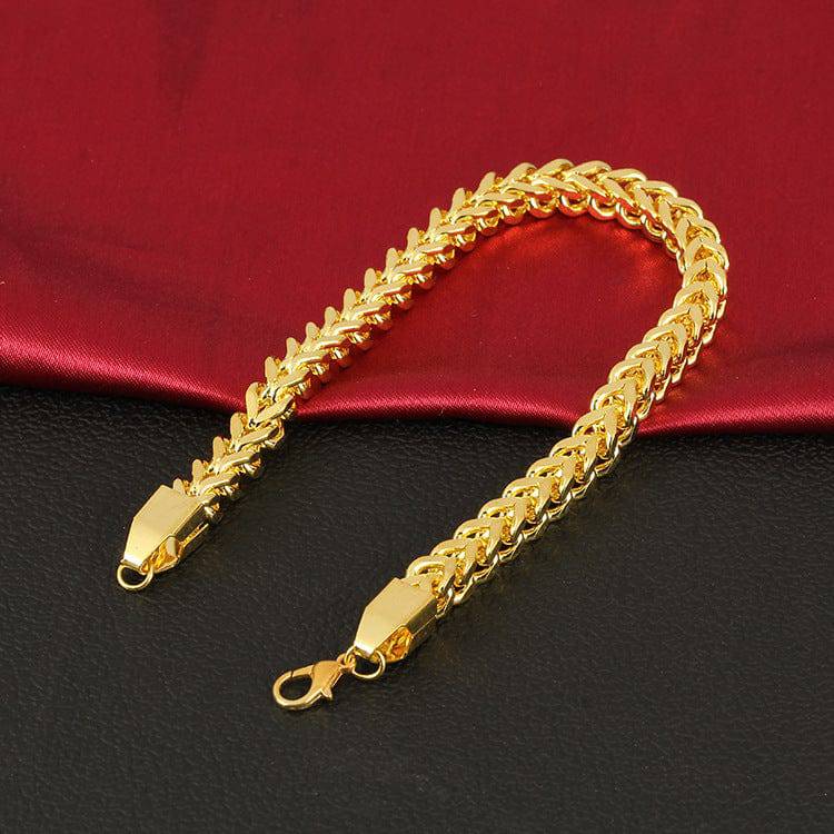 Braided bracelet stainless steel exquisite titanium steel jewelry