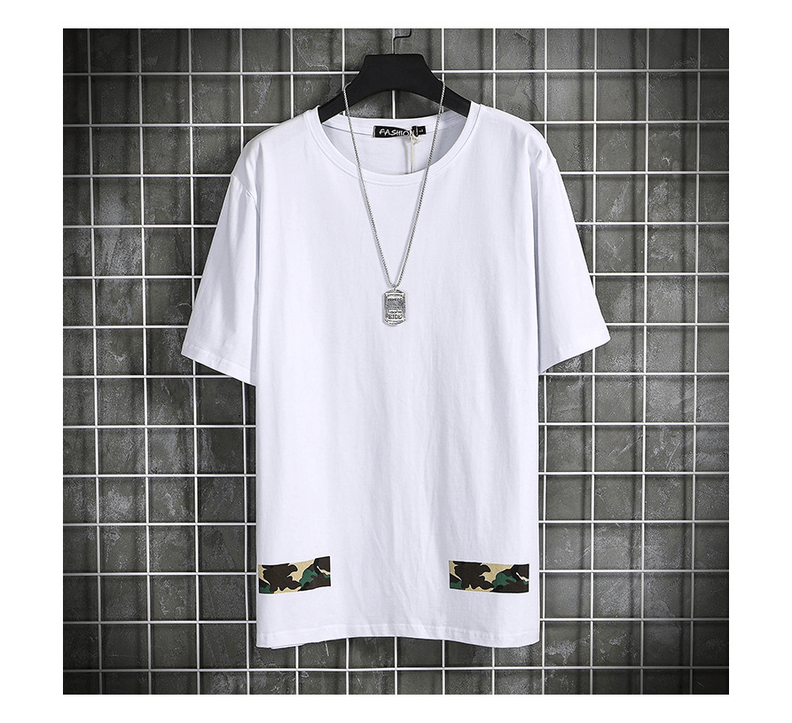 Loose round neck T-shirt