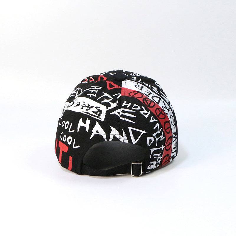 New Style Hat Graffiti Baseball Cap Outdoor Shade Sun Protection Cap Hat Trendy Hip Hop Hat OEM