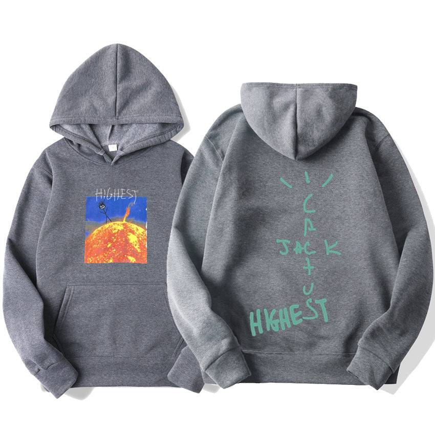 Hoodie print sun