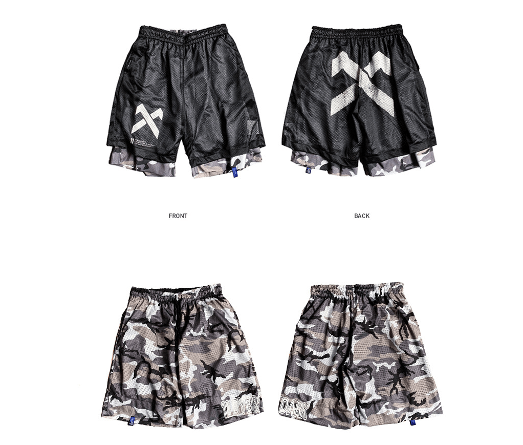 Tooling shorts camouflage five-point pants