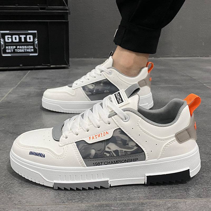 New Spring And Summer Men's Sneakers Casual White Sneakers Fashionable All-matching Students