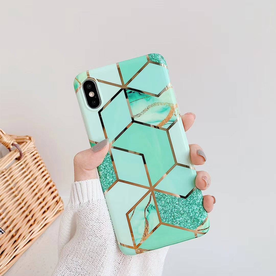 Marble phone case protective cover